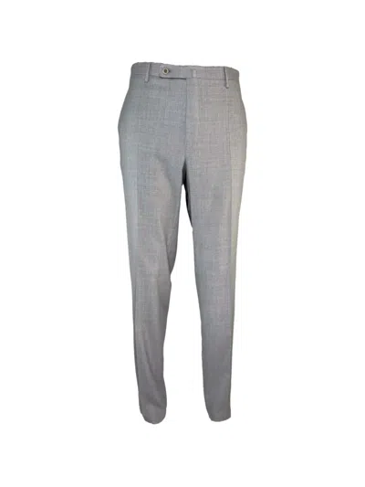 Incotex Tropical-wool Straight-leg Trousers In Gray