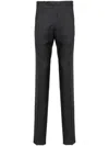Incotex Straight Leg Trousers With Pockets And Belt Loops In Black