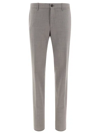 Incotex Trousers Grey In Gray