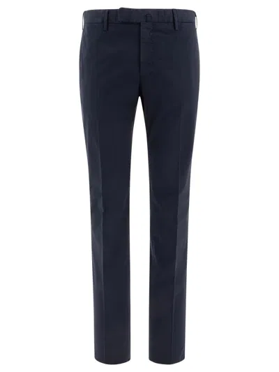 Incotex Belt-loop Casual Pants In Black