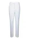 Incotex Straight-leg White Trousers With Tailored Silhouette
