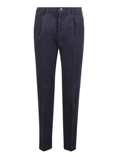 Incotex Trousers In Blue