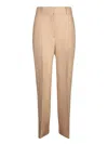 Incotex Softly Structured Beige Tailored Trousers
