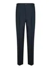 Incotex Black Poplin Carrot Pants