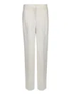 Incotex Tailored White Trousers With Design And Functionality