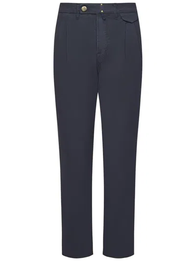 Incotex Trousers In Blue