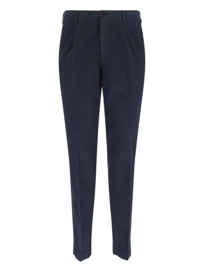 Incotex Trousers In Blue