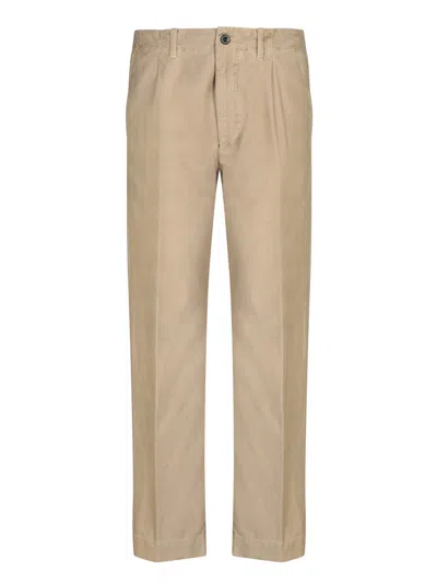 Incotex Trousers In Brown
