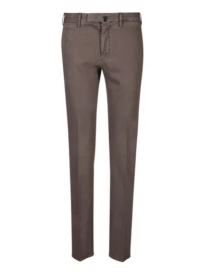 Incotex Trousers In Brown
