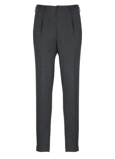 Incotex Wool Pants In Grey