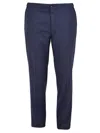 Incotex Striped Trousers In Blue