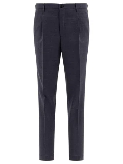 Incotex Trousers In Blue