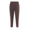 Incotex Elastic-waist Trousers In Brown