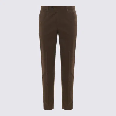 Incotex Trousers In Brown