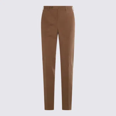 Incotex Trousers In Brown