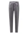 Incotex Pattern 54 Virgin Wool Trouser With Pinces