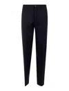 Incotex Tailored Trousers With Straight Leg And Pockets In Azul