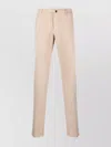 Incotex Trousers Back Pockets Belt Loops Side Pockets In Neutral