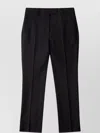 Incotex Trousers Back Side Pockets Belt Loops In Black