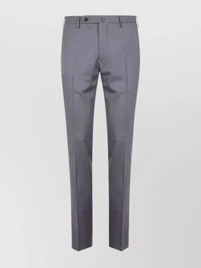 Incotex Trousers Back Side Pockets Belt Loops In Gray