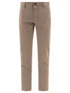 Incotex Zegna Short Sleeve Sweater In Beige