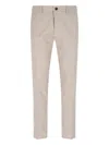 Incotex Tailored Trousers With Pockets And Loops In Beige