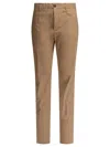 Incotex Tailored Trousers With Pockets And Loops In Beige