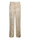 Incotex Beige Trousers With Tailored Fit In Beige