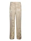 Incotex Beige Trousers With Tailored Fit In Beige