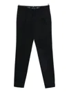 Incotex Pleat-detail Trousers In Black