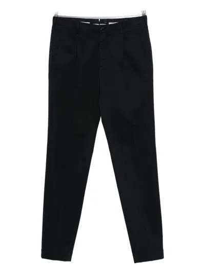 Incotex Pleat-detail Trousers In Black