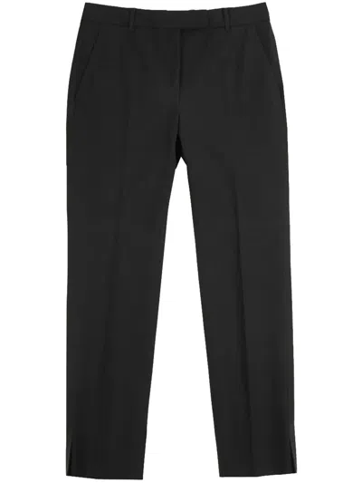 Incotex Straight-leg Tailored Pants With Subtle Hem Detailing In Blue
