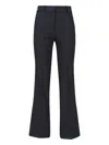 Incotex Virgin Wool Pants In Black