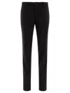 Incotex Tailored Trousers With Classic Button Closure In Black