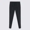 Incotex Trousers Front Pleats Belt Loops In Black