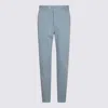Incotex Trousers With Front And Back Pockets In Blue