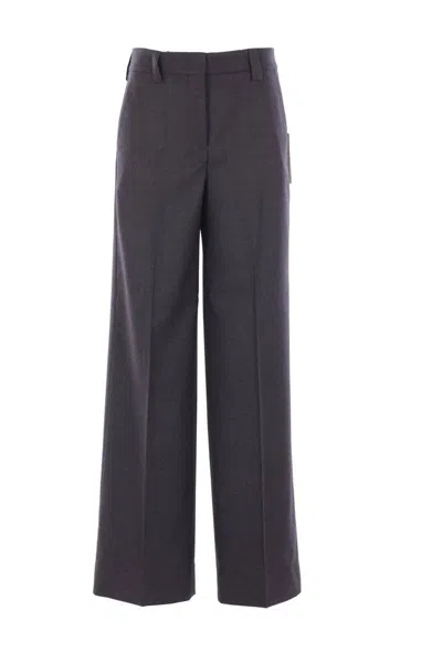 Incotex Virgin-wool Trousers In Gray