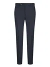 Incotex Belt Loops Casual Pants In Blue