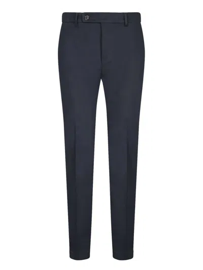 Incotex Belt Loops Casual Pants In Blue