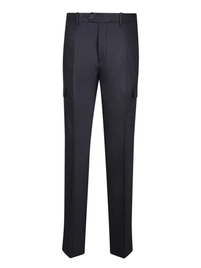 Incotex Belt Loops Casual Pants In Blue