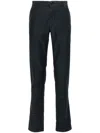Incotex Trousers With Back Pockets And Belt Loops In Blue