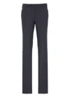 Incotex Straight Leg Trousers With Pockets And Belt Loops In Gray