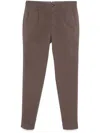 Incotex Tapered Trousers In Brown
