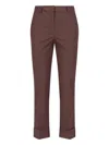 Incotex Trousers In Brown