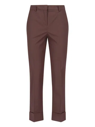 Incotex Trousers In Brown