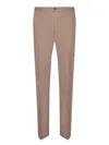 Incotex Slim Fit Trousers Beige In Brown