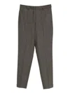 Incotex Tailored Trousers With Pockets And Loops In Brown