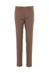 Incotex Trousers In Brown