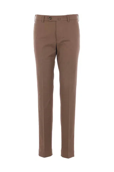 Incotex Trousers In Brown