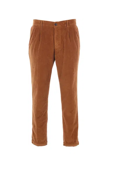 Incotex Trousers In Brown